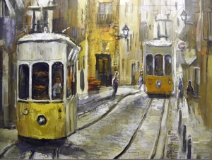 Lisboa. Por el pintor Ernest Descals
